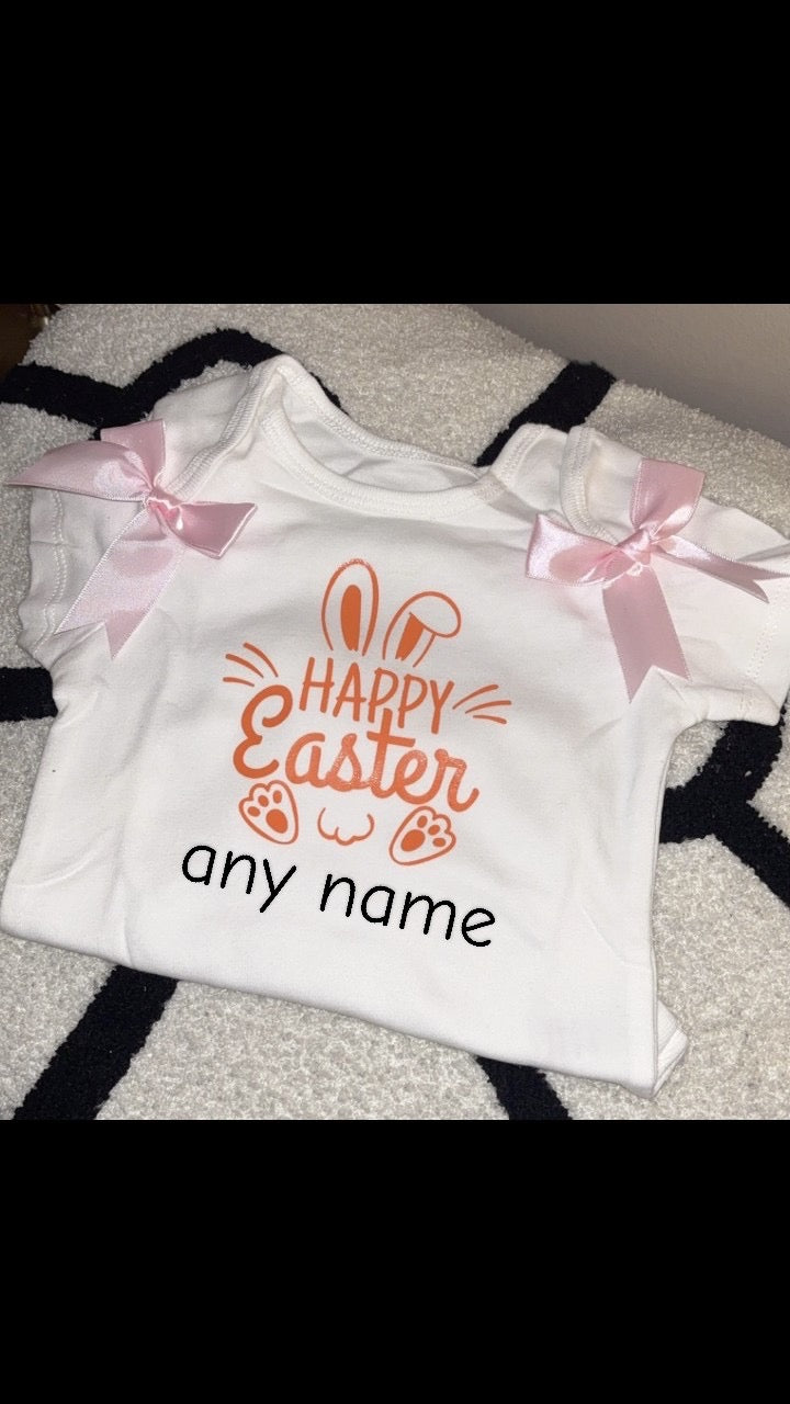Personalised baby vests