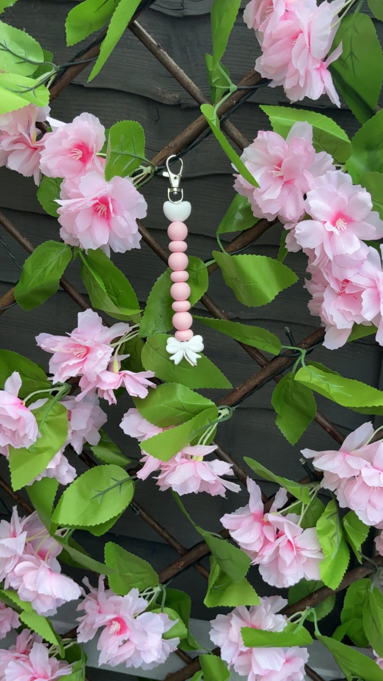 Personalised bag charm/key ring