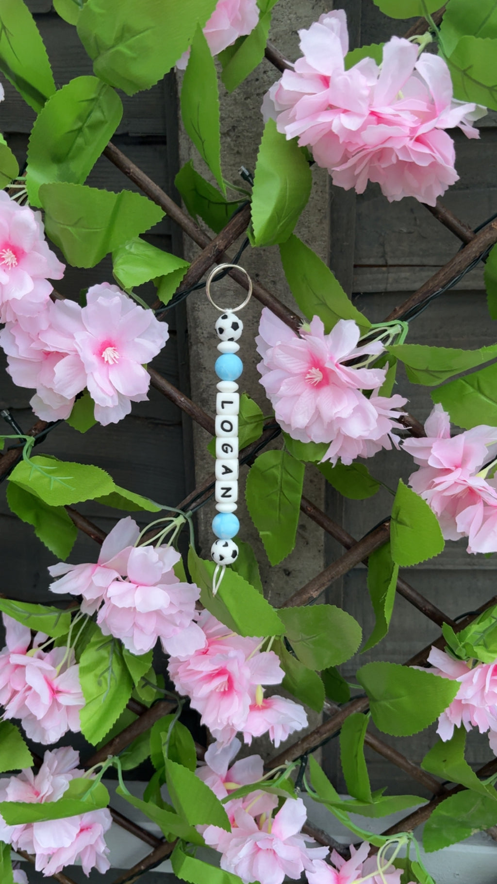 Personalised bag charm/key ring