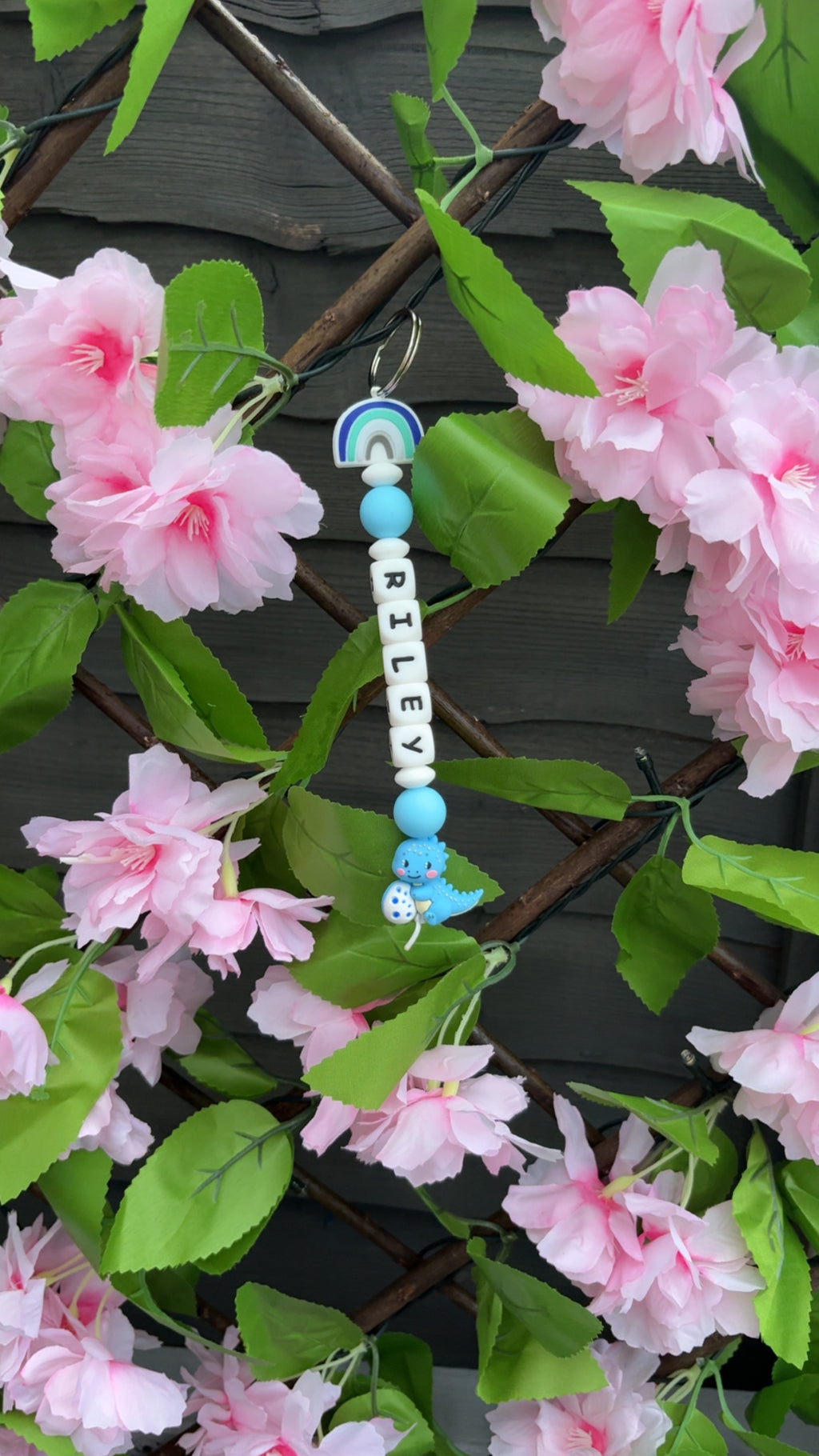Personalised bag charm/key ring