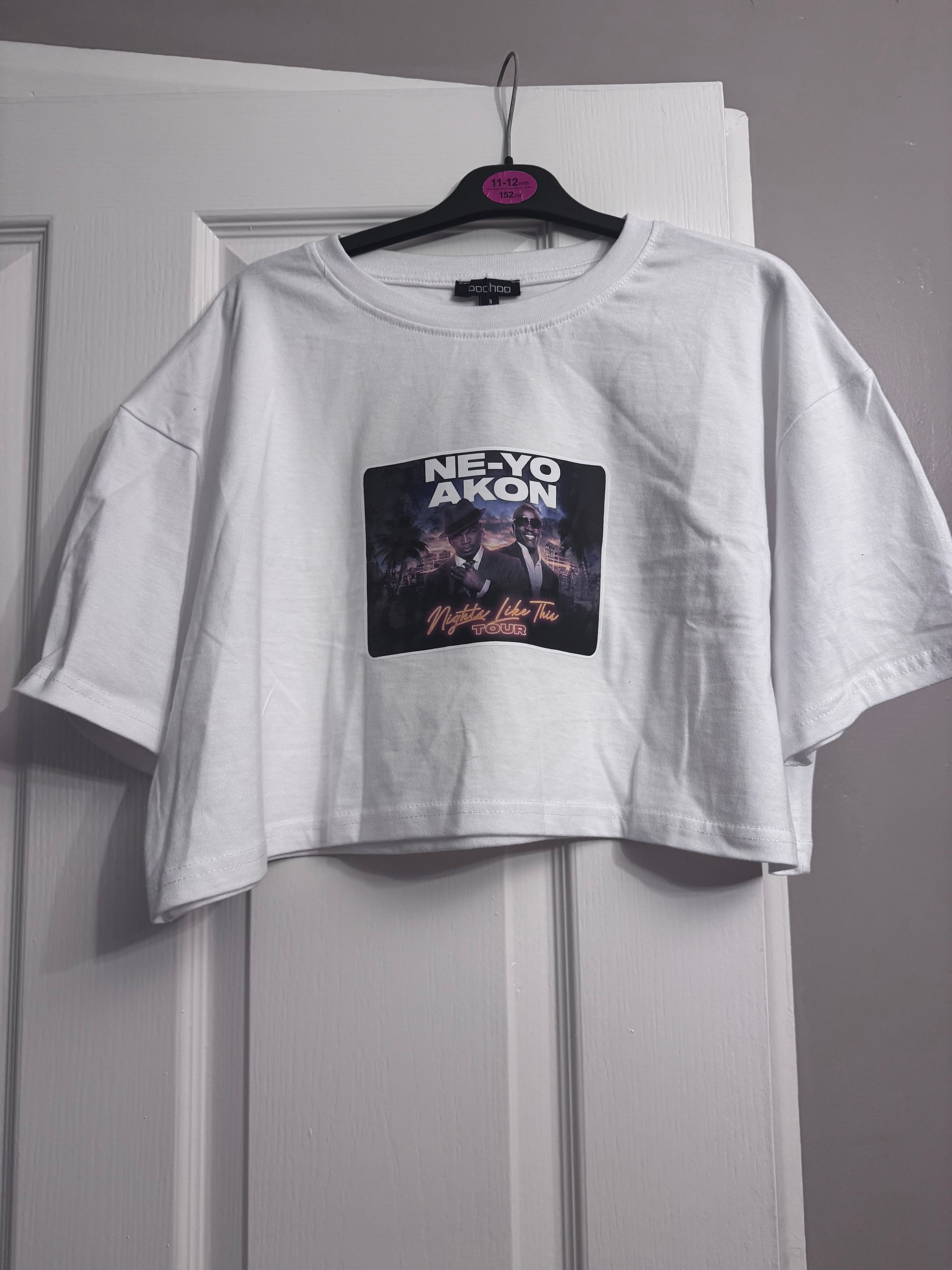 Personalised adults concert t-shirts