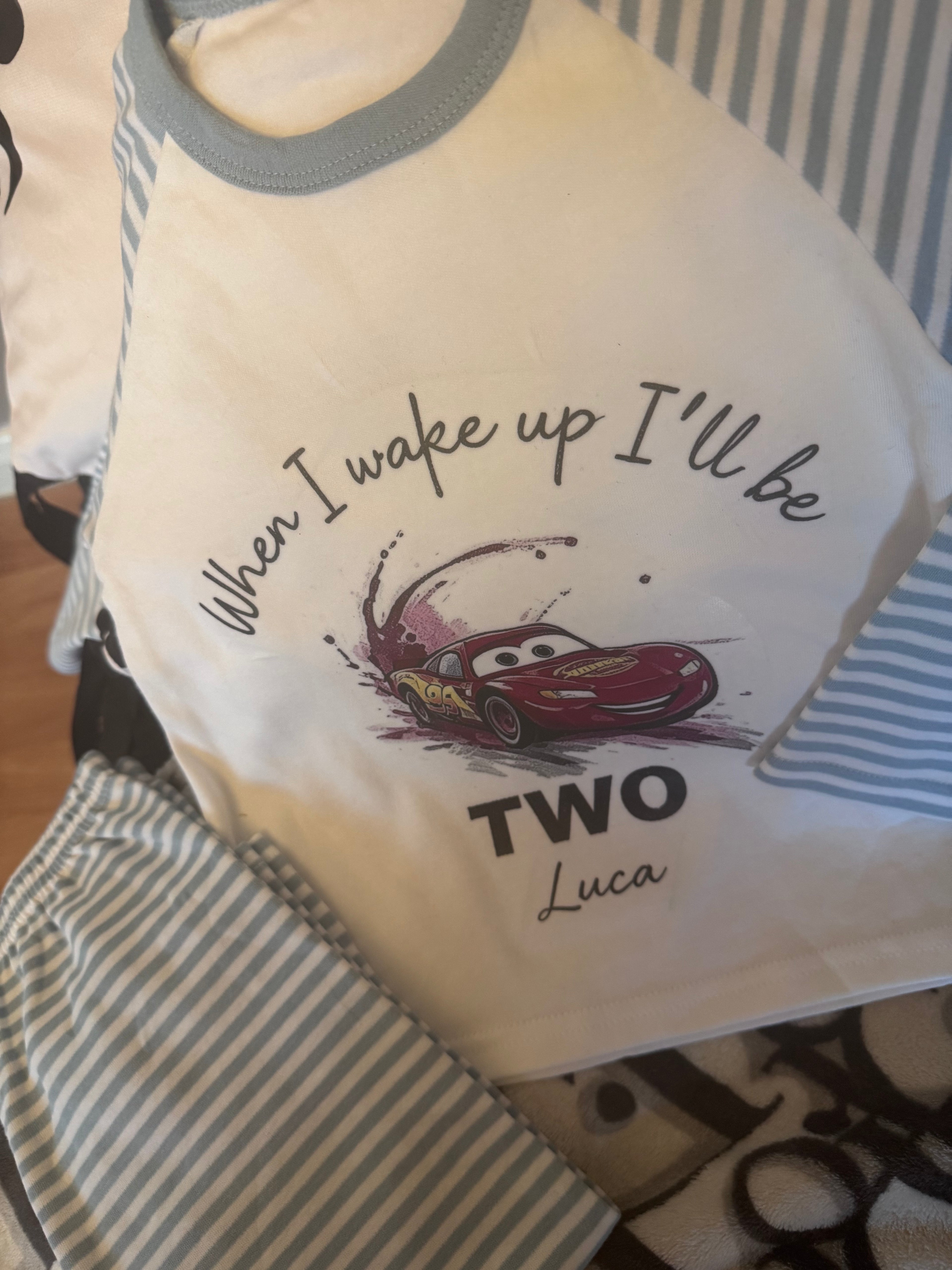 Personalised kids pyjamas