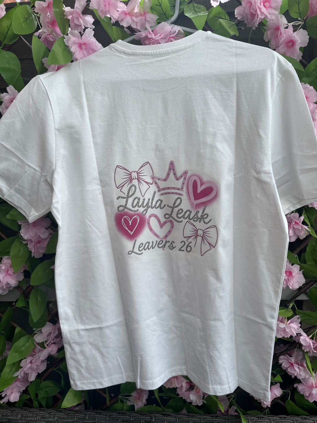Personalised leavers t-shirts