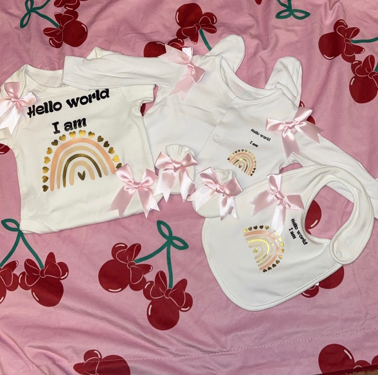 Personalised coming home bundle and football bundle