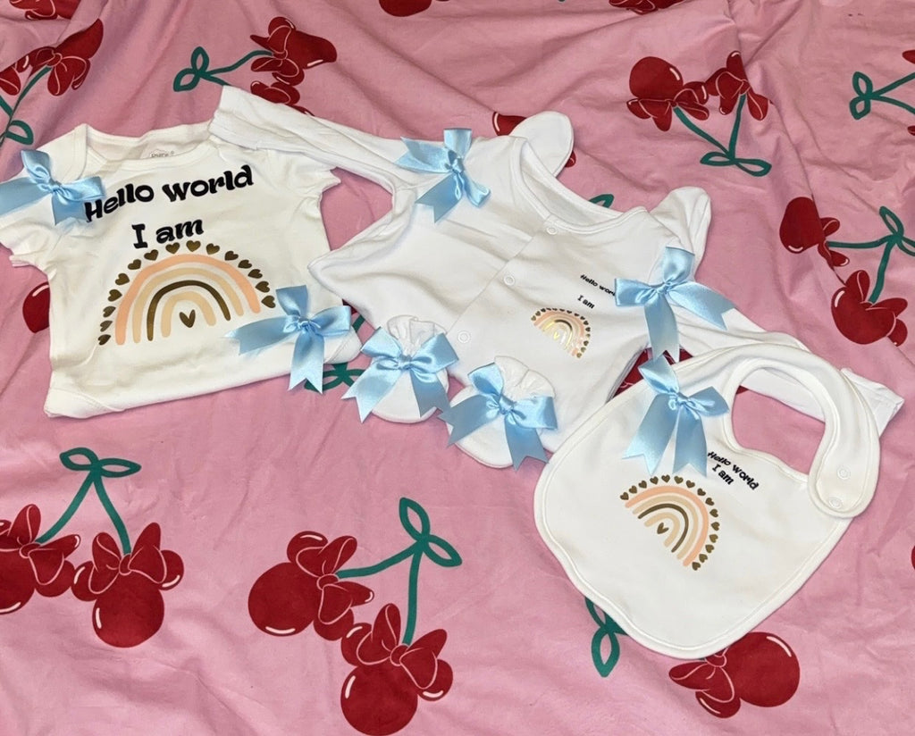 Personalised coming home bundle and football bundle