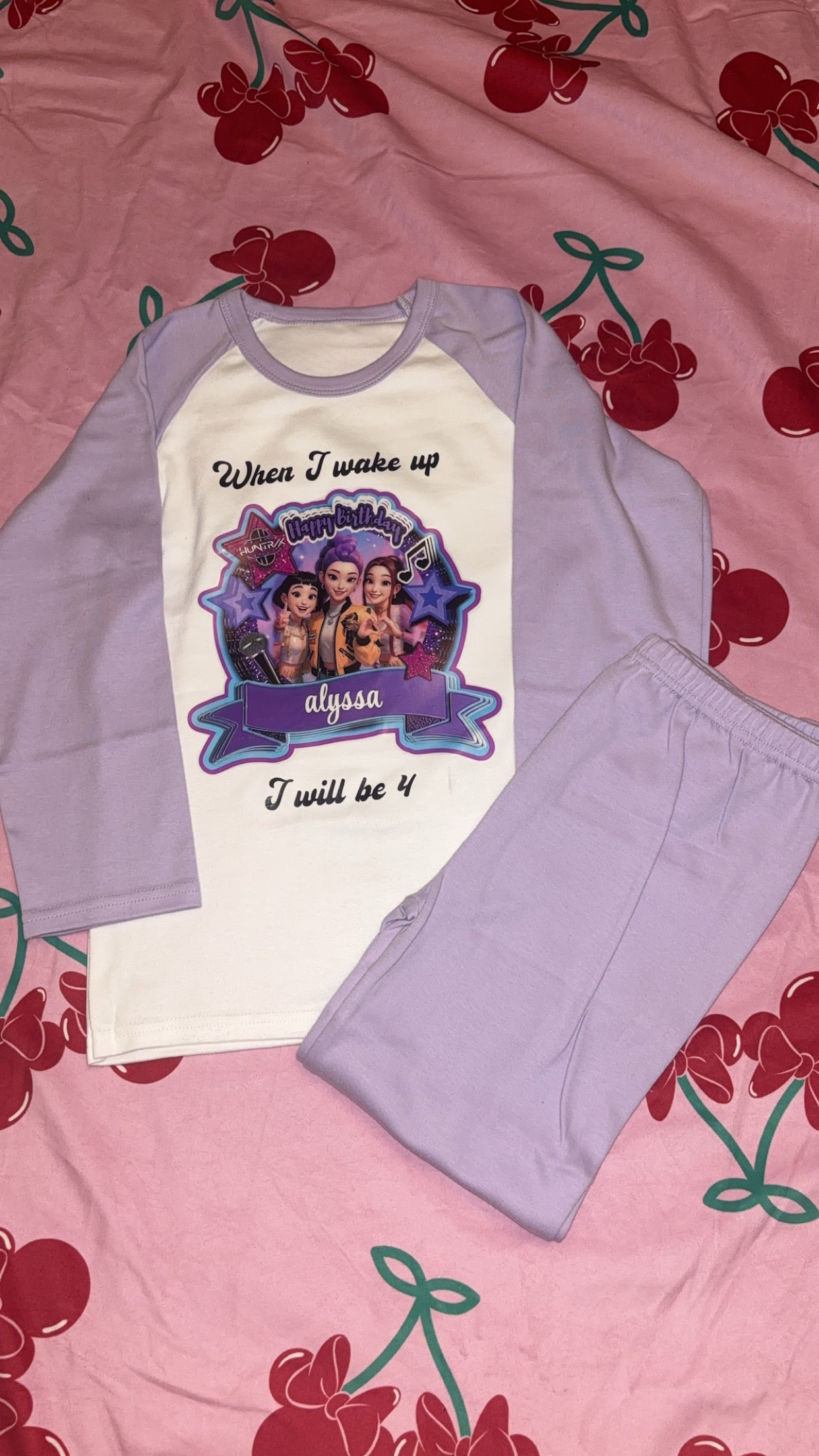 Personalised kids pyjamas