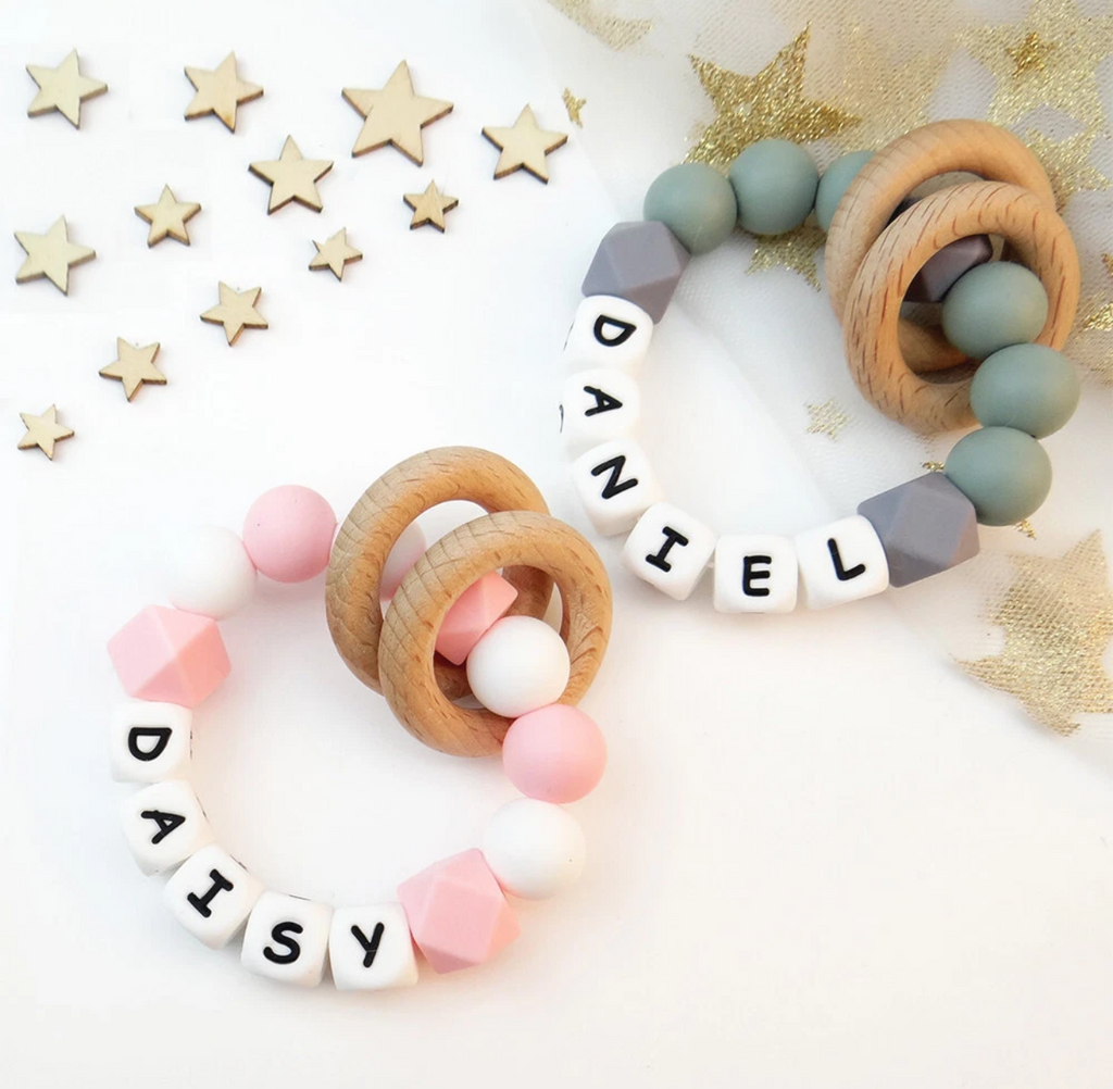 Personalised teething rings