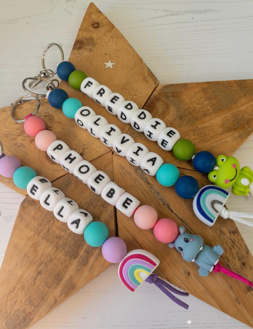 Personalised bag charm/key ring