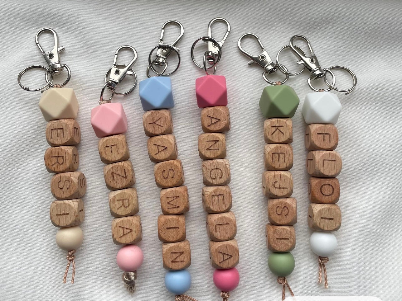 Personalised bag charm/key ring