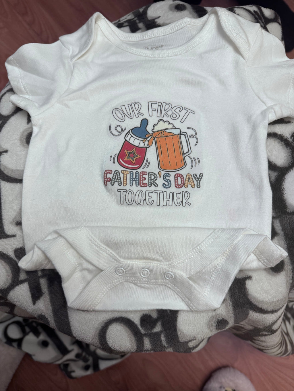 Personalised baby vest